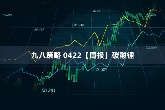 九八策略 0422【周报】碳酸锂