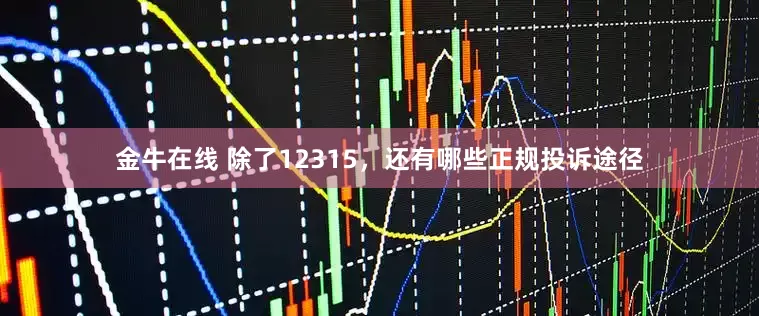 金牛在线 除了12315，还有哪些正规投诉途径